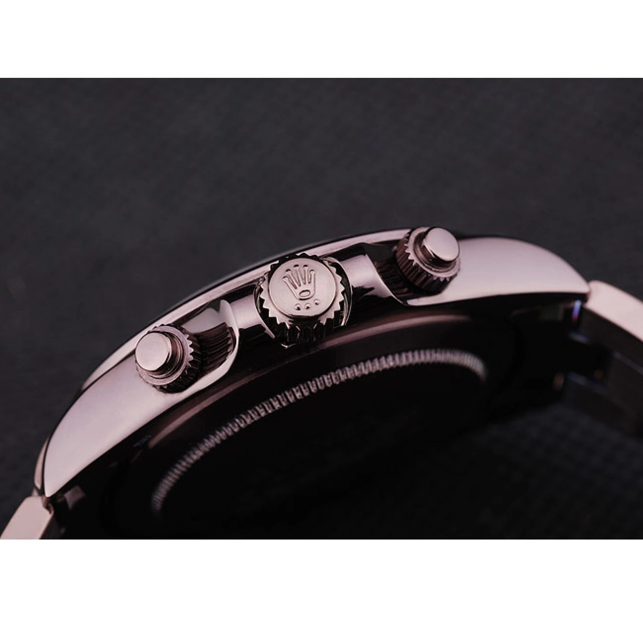 AAA Replica Watches Brown Copper Bezel Dial Steel 7477 Rolex Daytona Stainless 0527